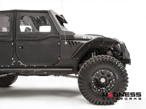 Jeep Wrangler JL Fender Flares - Fab Fours - Front - Gill Box For Base System Jeep Wrangler JL Fender Flares - Fab Fours - Front - Gill Box For Base System